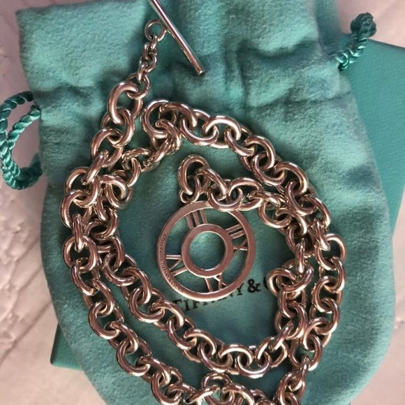 (SOLD)Tiffany & Co. Atlas Collection Link Toggle Necklace - Picture 12 of 13